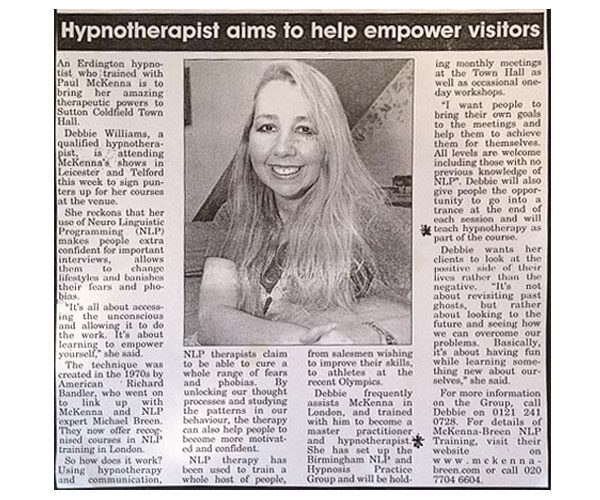 Media 6 Hypnotherapist aims to help empower visitors